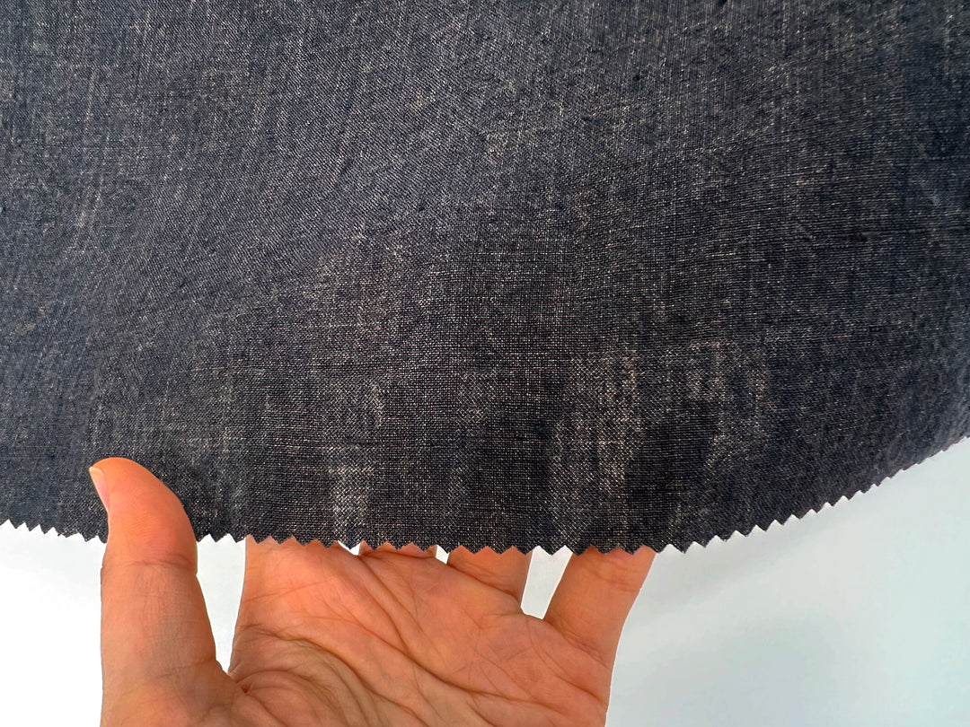 High Twisted Linen Fabric 14s Medium Weight Brown(dark) 8009