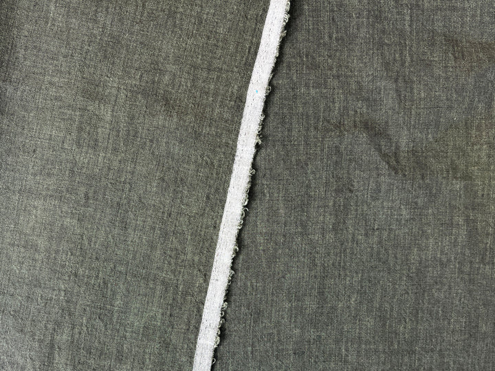 High Twisted Linen Fabric 14s Medium Weight Khaki 8010
