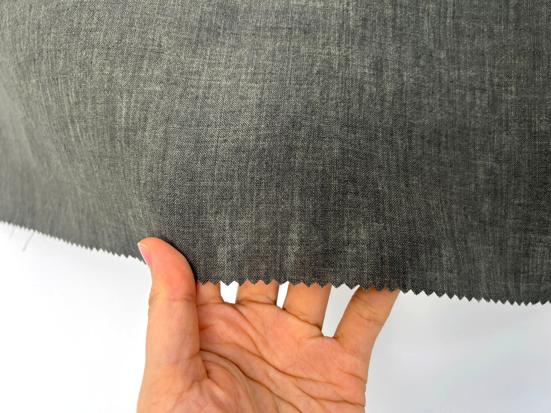 High Twisted Linen Fabric 14s Medium Weight Khaki 8010