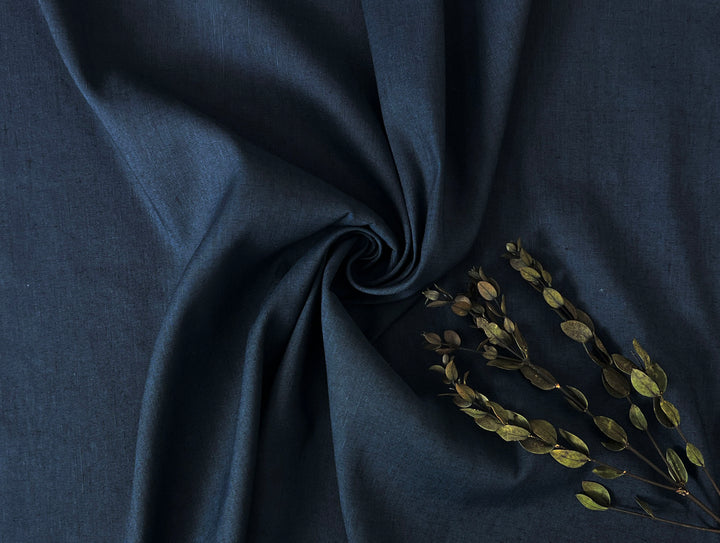 Low-Wrinkle & Comfort Stretch Linen Blend Fabric 8276 8277