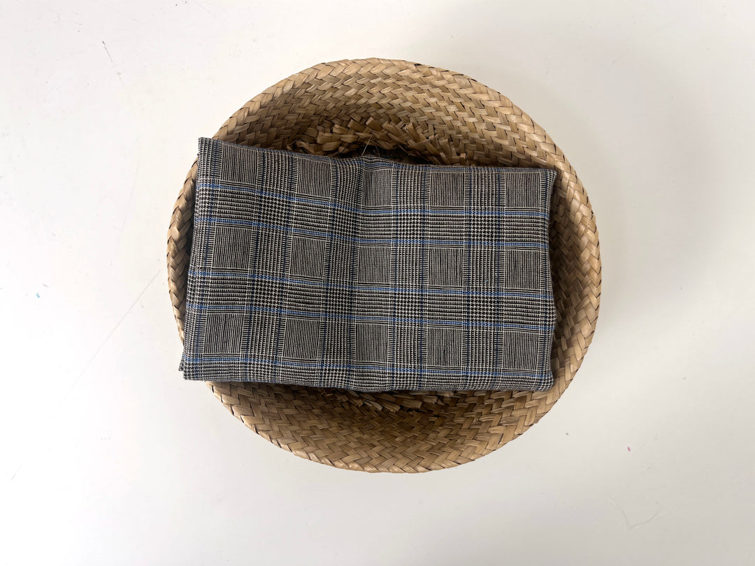Lightweight Glen Plaid | Linen Cotton Blend Fabric 7798 7799 8060