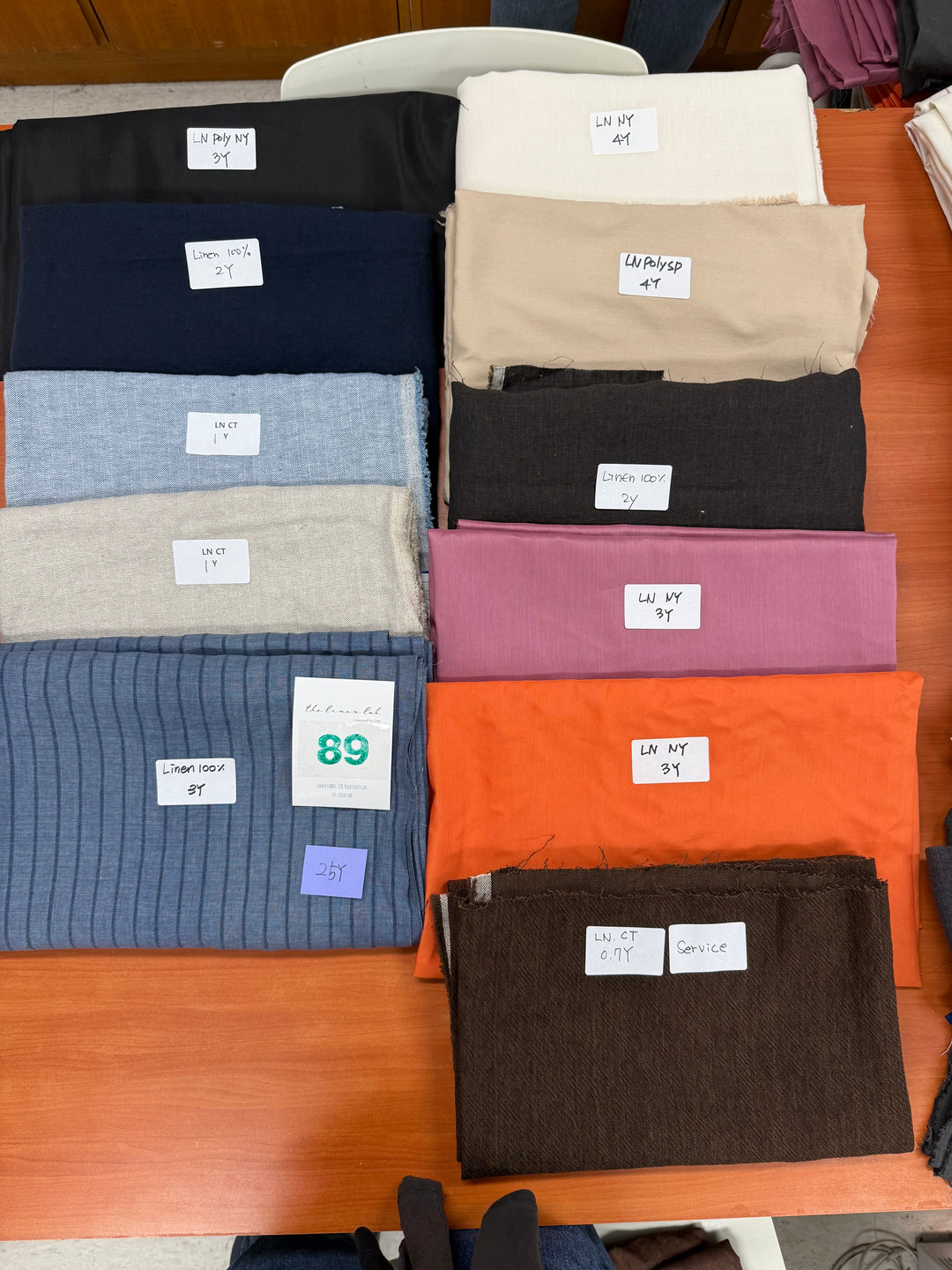 25 y of Woven Fabric of Linen - Surprise Box No.89