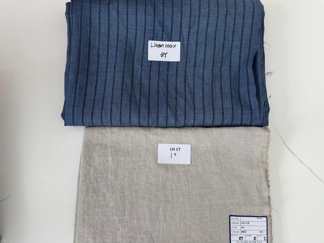 25 y of Woven Fabric of Linen - Surprise Box No.89