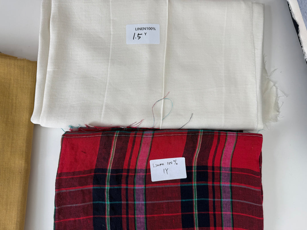 24.5 y of Woven Fabric of Linen - Surprise Box No.90