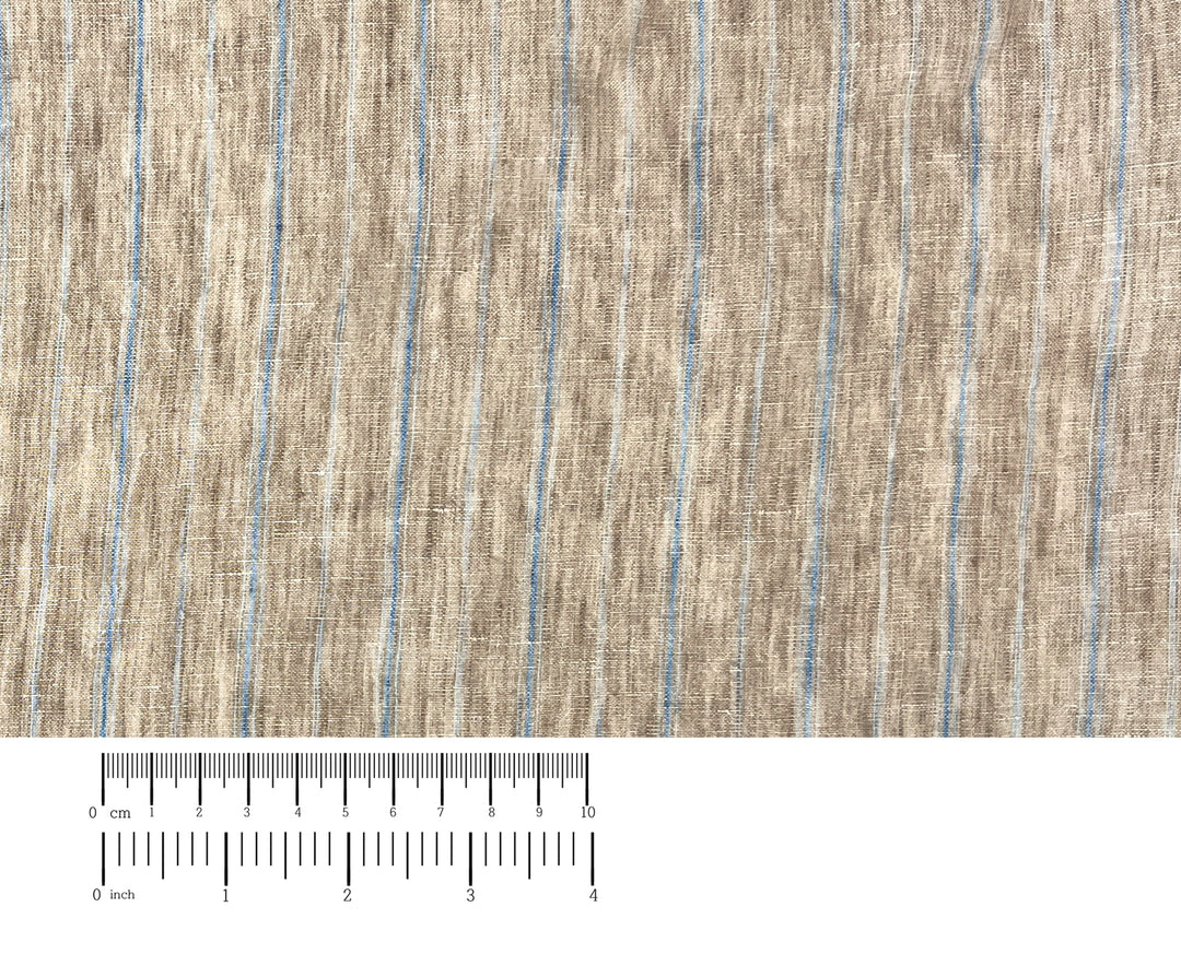100% Linen Fabric Delave Stripe  Lightweight 7500 7501 7751 7723 7724