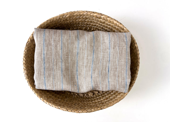 100% Linen Fabric Delave Stripe  Lightweight 7500 7501 7751 7723 7724