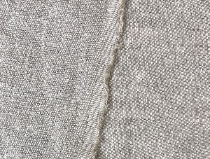 100% Linen Fabric – Medium to Heavyweight, Soft Finish Natural 8183
