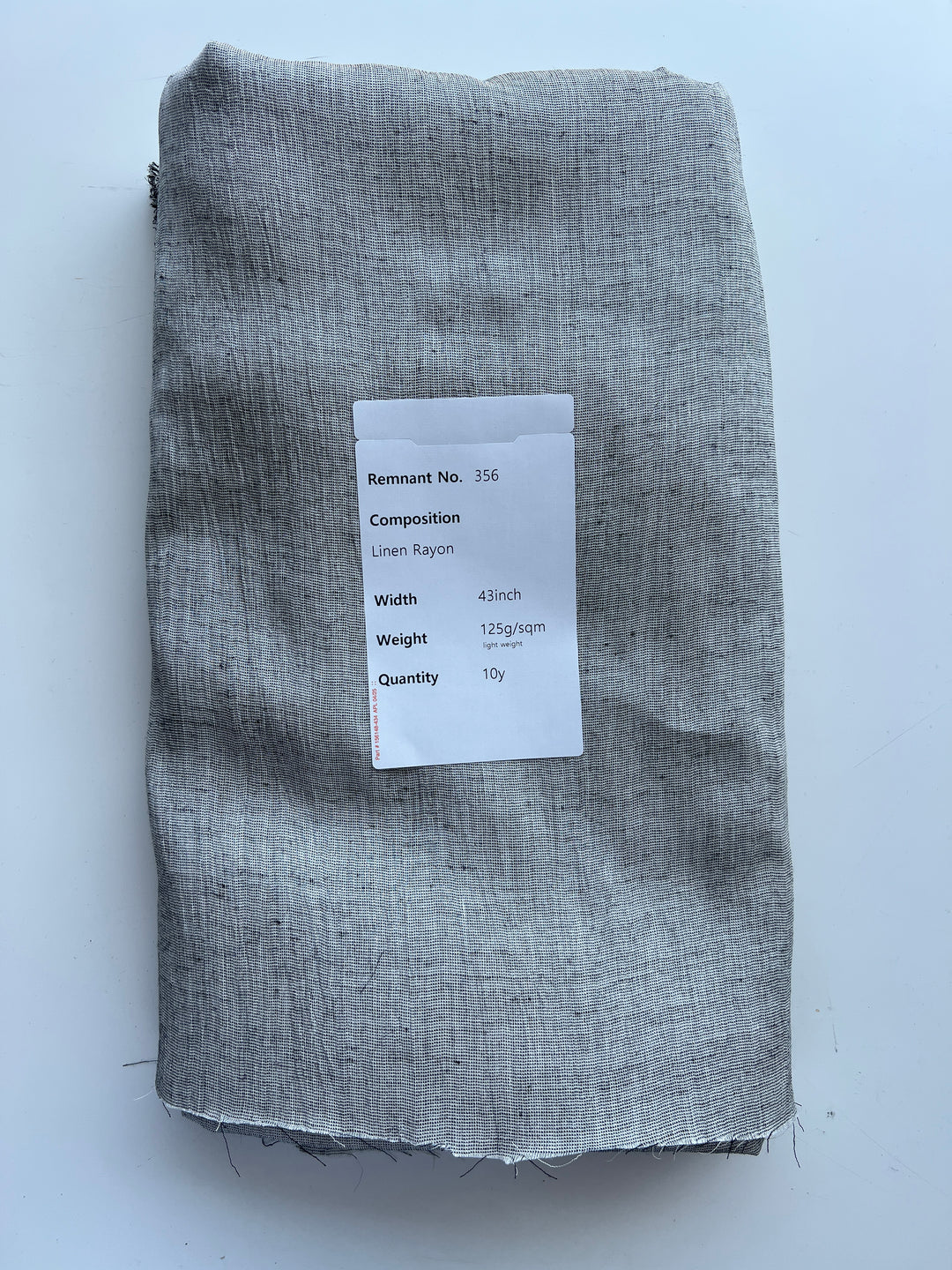 Remnant Fabric #356 - Linen Rayon - 10y