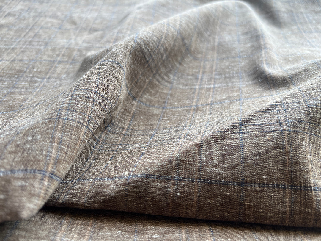 Remnant Fabric #349 - Linen Polyester Spandex - 6.5y