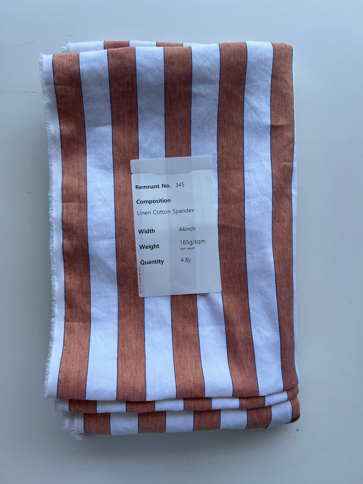 Remnant Fabric #345 - Linen Cotton Spandex - 4.8y