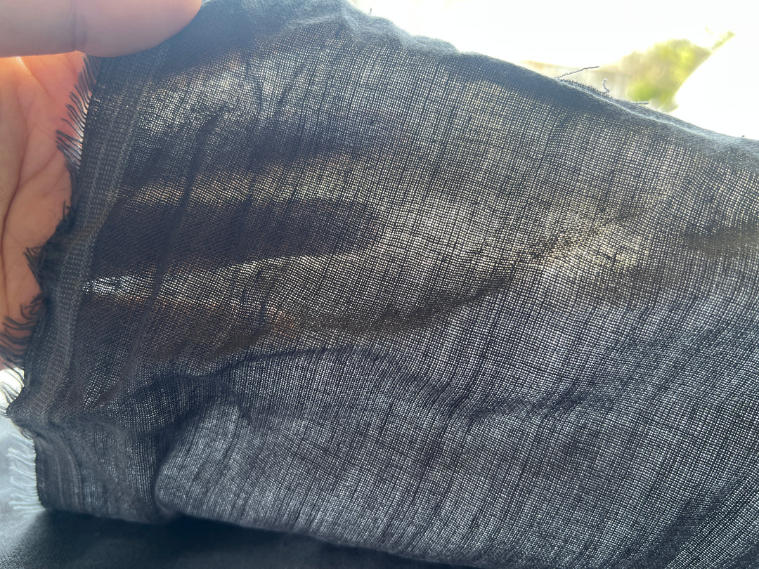Remnant Fabric #343 - Linen Wool Rayon 9y