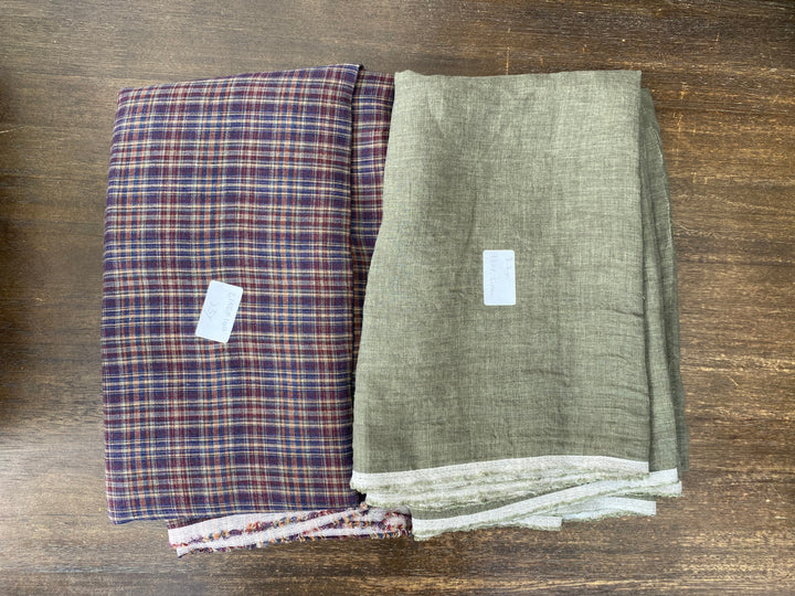 $5 Animal Shelter Fundraiser & Fabric Surprise Box Raffle Ticket- 26.9 y of Woven Fabric of Linen