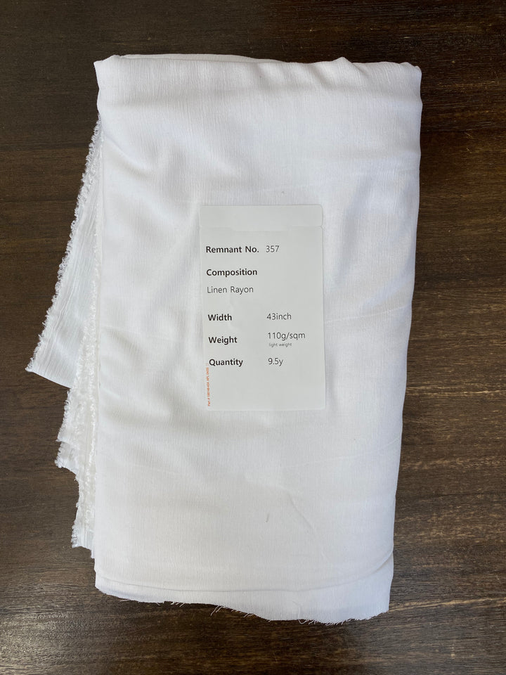 Remnant Fabric #357 - Linen Rayon - 9.5y