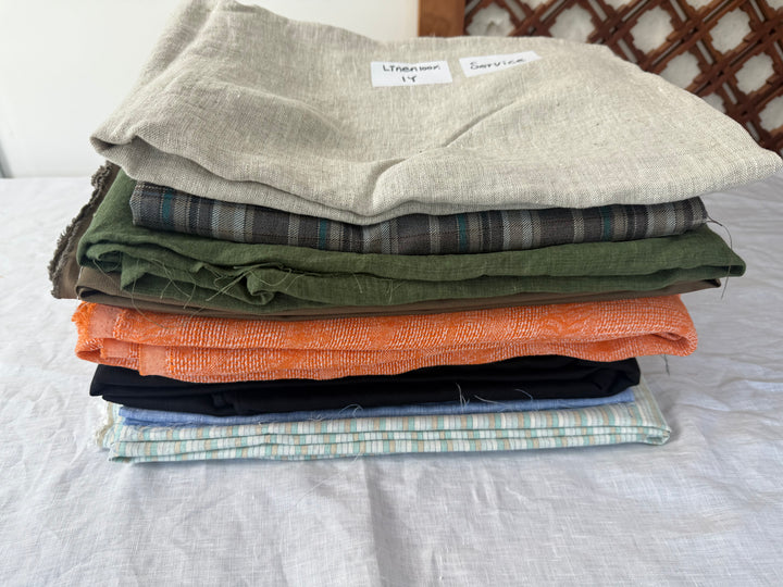 24.5 y of Woven Fabric of Linen - Surprise Box No.24