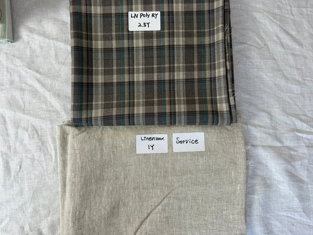 24.5 y of Woven Fabric of Linen - Surprise Box No.24
