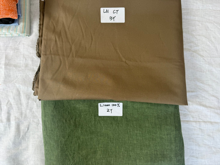 24.5 y of Woven Fabric of Linen - Surprise Box No.24