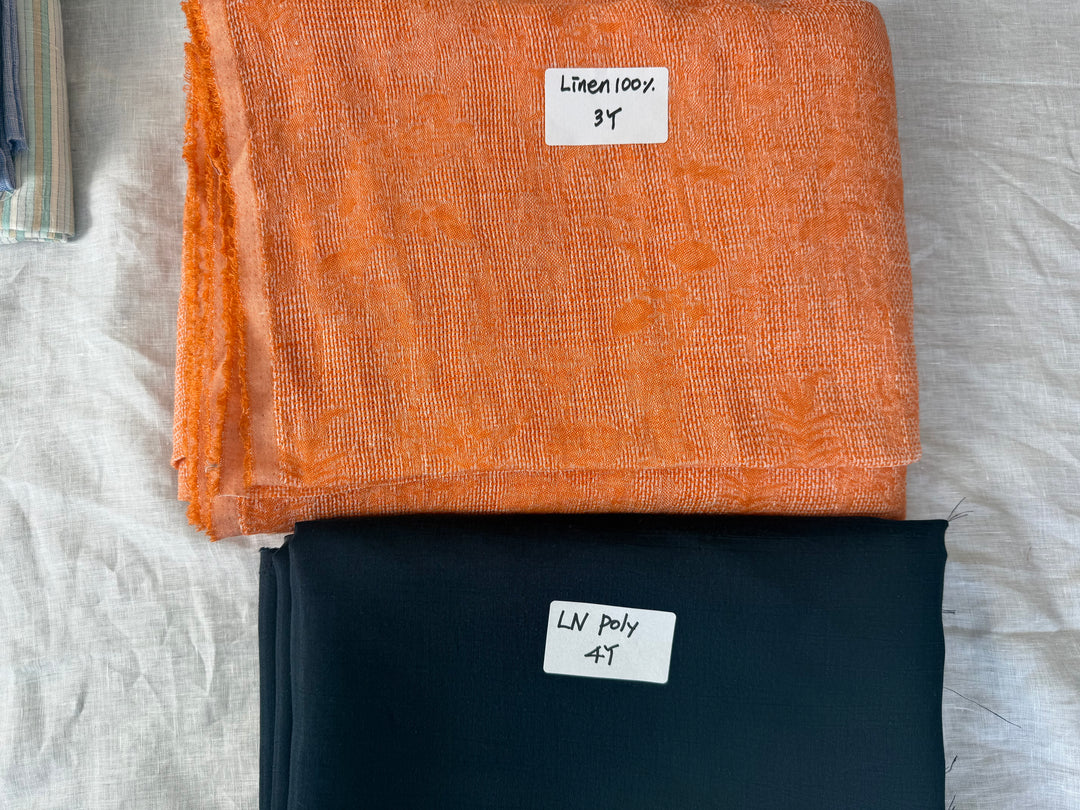 24.5 y of Woven Fabric of Linen - Surprise Box No.24