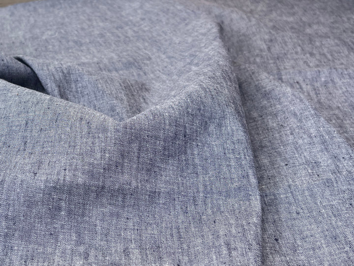 Chambray Linen Cotton Stretch Twill Fabric 3099 3248 3249 2234 3016