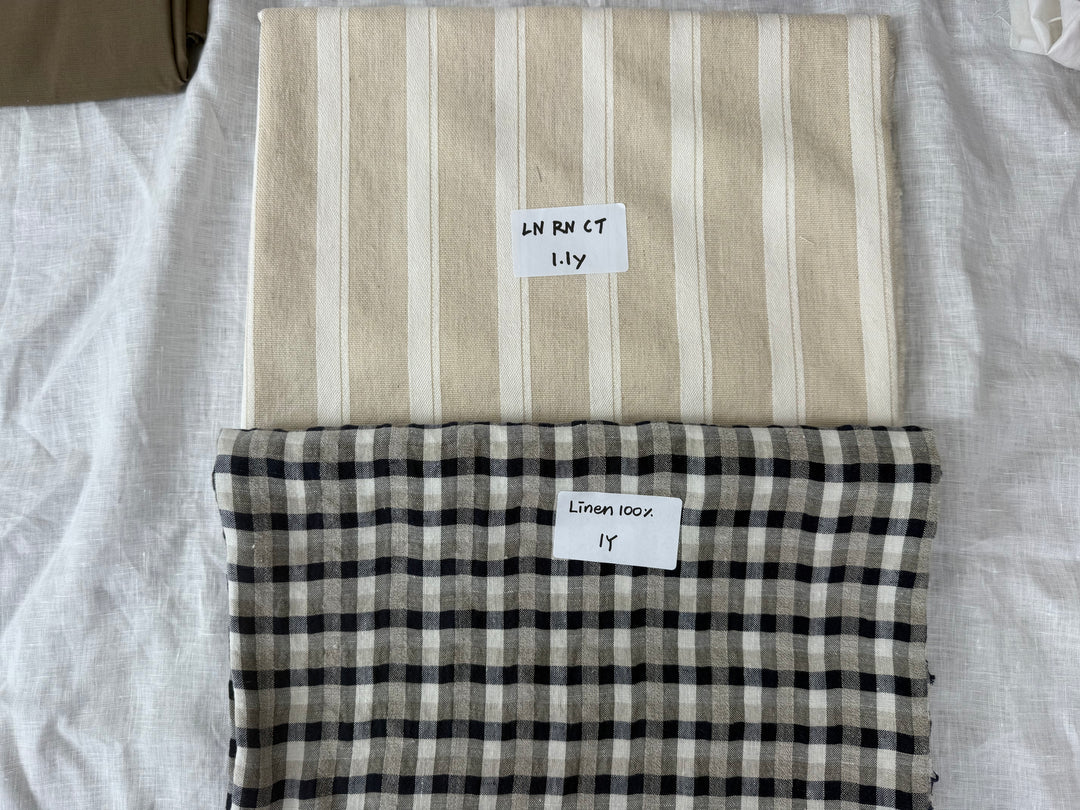 24 y of Woven Fabric of Linen - Surprise Box No.26