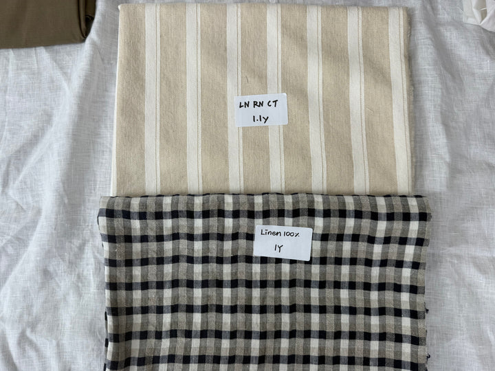 24 y of Woven Fabric of Linen - Surprise Box No.26