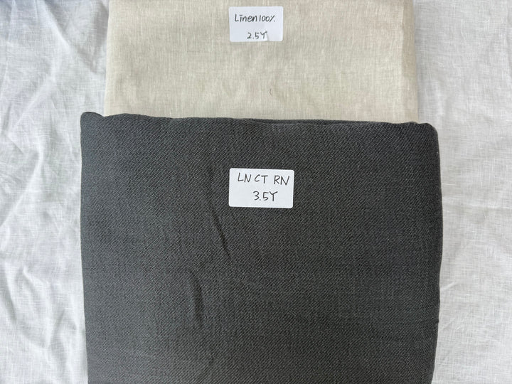 24.5 y of Woven Fabric of Linen - Surprise Box No.29