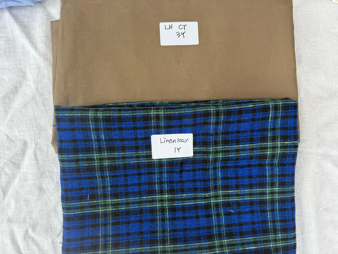 24.5 y of Woven Fabric of Linen - Surprise Box No.29