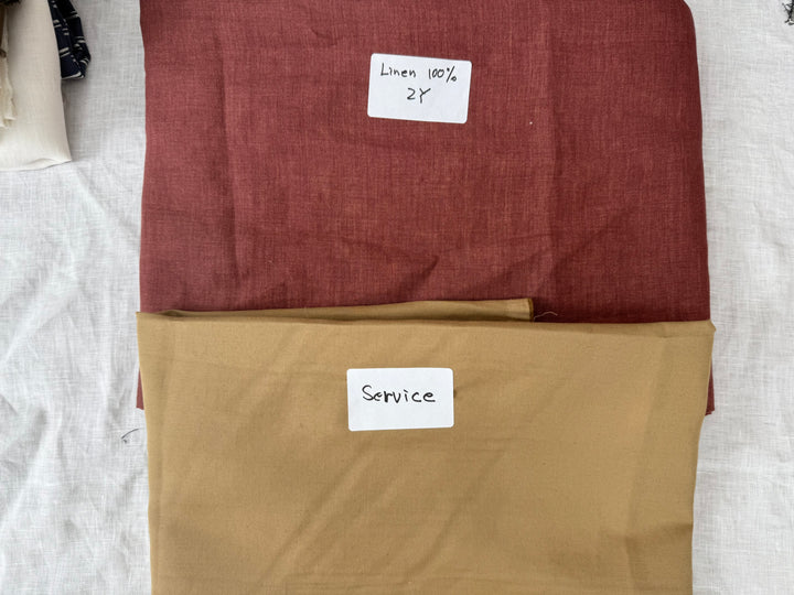 24 y of Woven Fabric of Linen - Surprise Box No.31