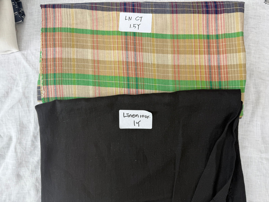 24 y of Woven Fabric of Linen - Surprise Box No.31