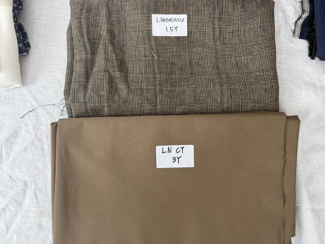 24 y of Woven Fabric of Linen - Surprise Box No.31