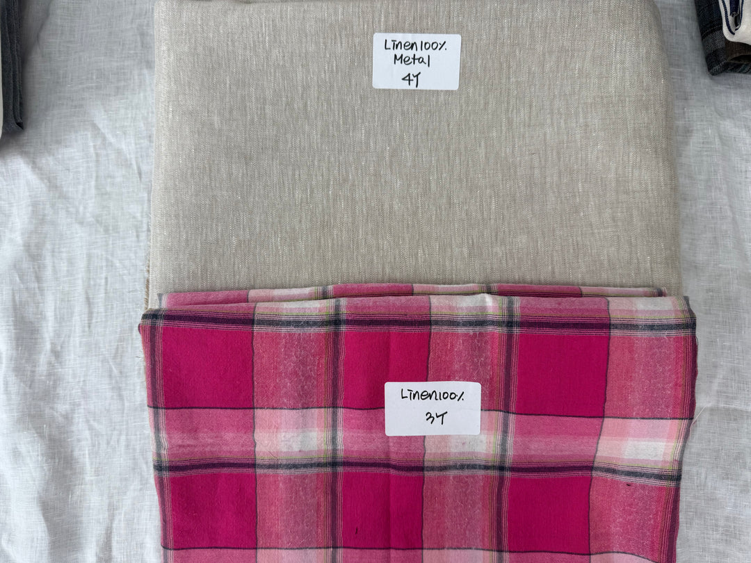 24 y of Woven Fabric of Linen - Surprise Box No.34