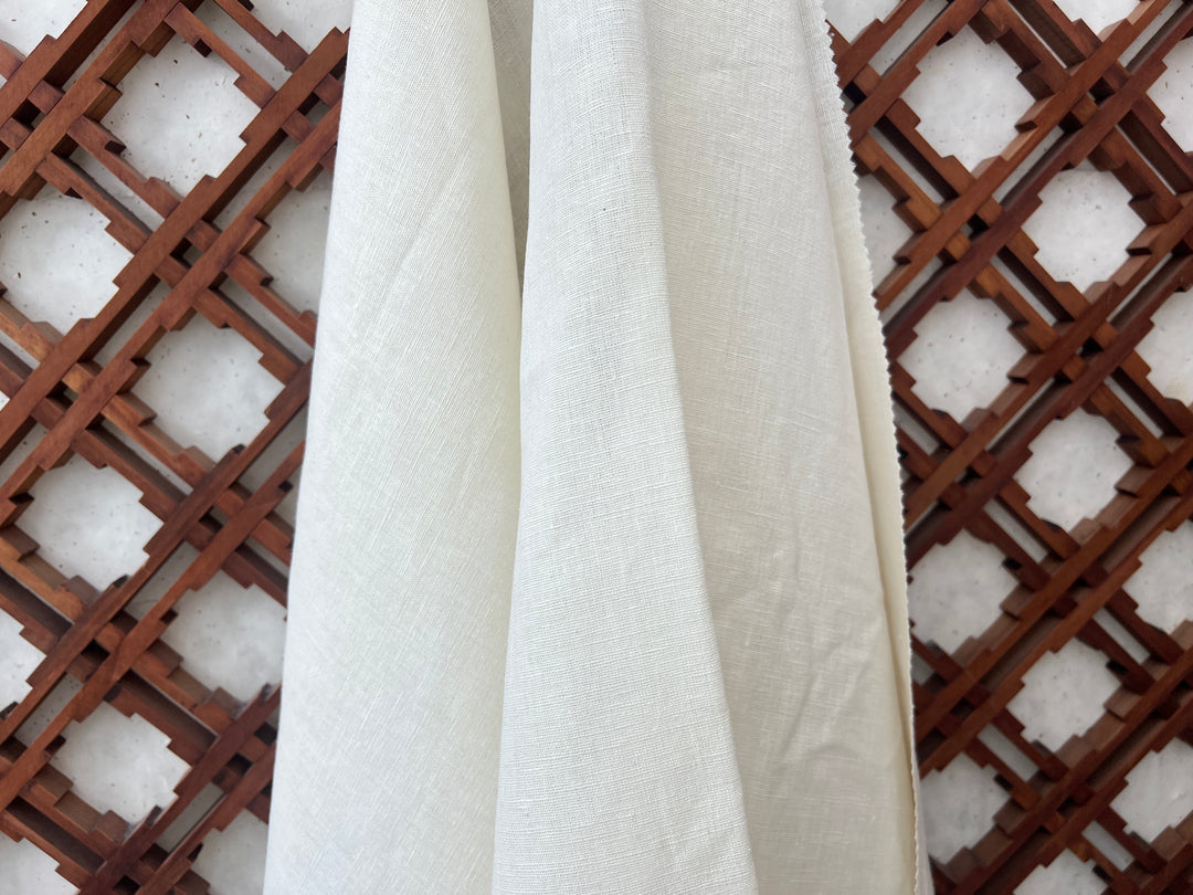 Linen Hemp Blend Fabric | Medium to Heavy Weight | Plain Weave 8367