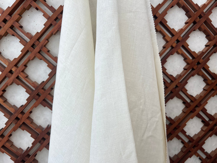 Linen Hemp Blend Fabric | Medium to Heavy Weight | Plain Weave 8367