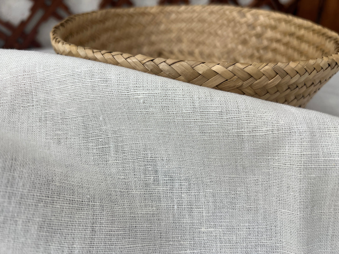 Linen Hemp Blend Fabric | Medium to Heavy Weight | Plain Weave 8367