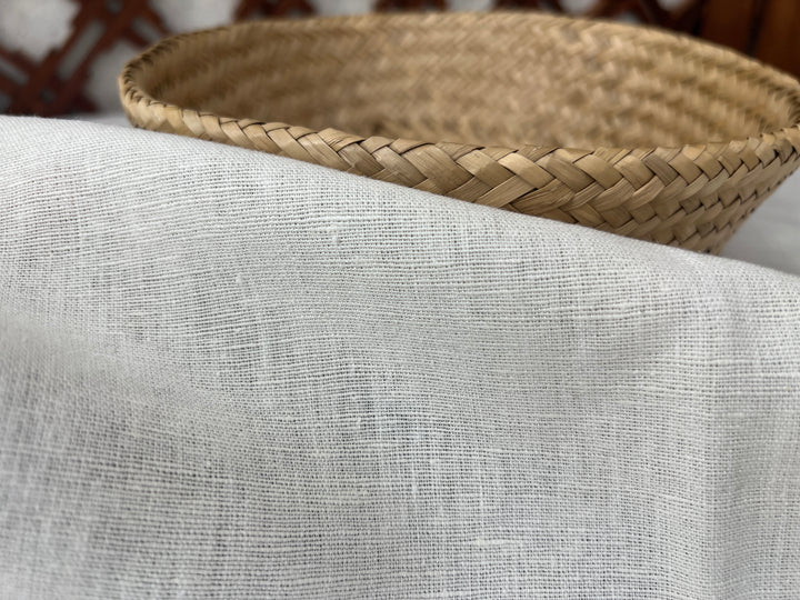 Linen Hemp Blend Fabric | Medium to Heavy Weight | Plain Weave 8367