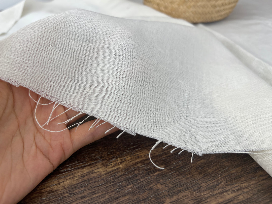 Linen Hemp Blend Fabric | Medium to Heavy Weight | Plain Weave 8367
