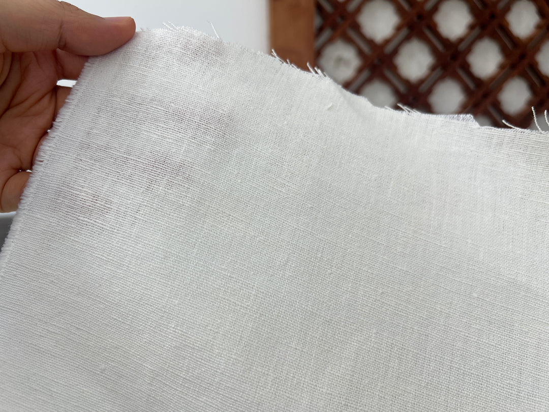 Linen Hemp Blend Fabric | Medium to Heavy Weight | Plain Weave 8367