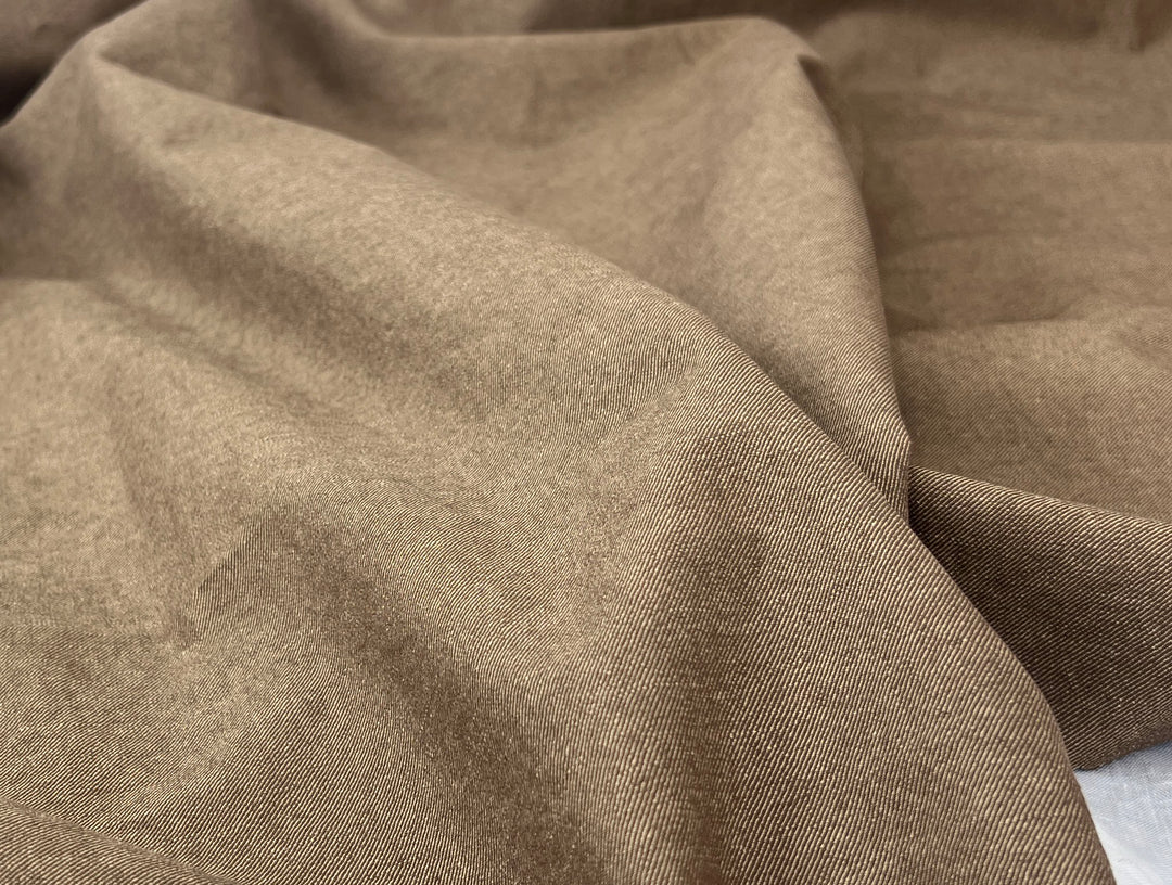 Two-Tone High-Density Twill Fabric | Linen Cotton Blend | Medium-Heavy Weight 8424 8425 8426