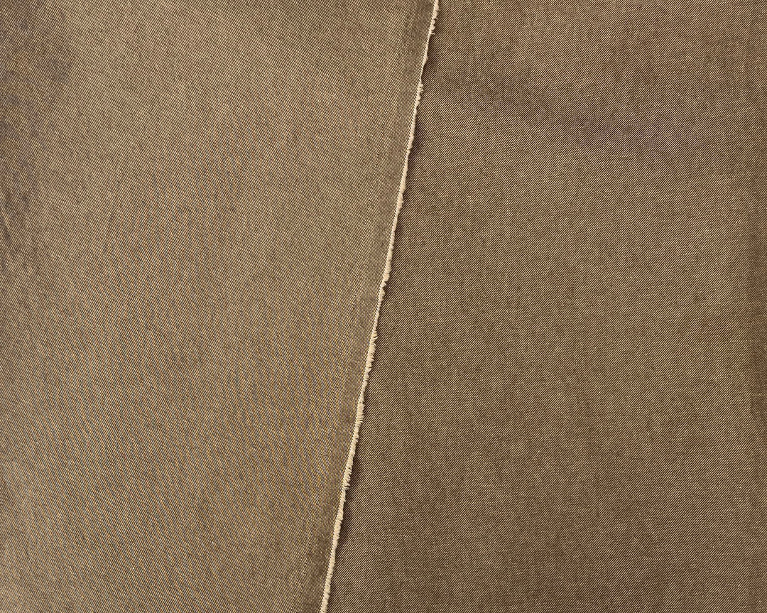 Two-Tone High-Density Twill Fabric | Linen Cotton Blend | Medium-Heavy Weight 8424 8425 8426