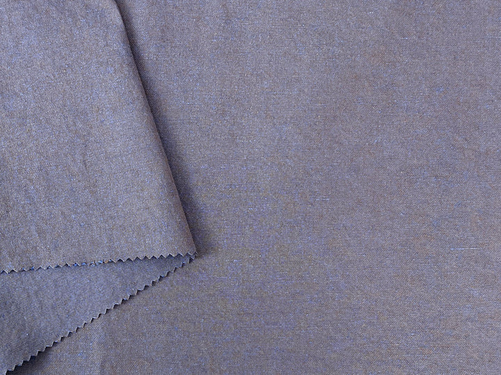 Two-Tone High-Density Twill Fabric | Linen Cotton Blend | Medium-Heavy Weight 8424 8425 8426
