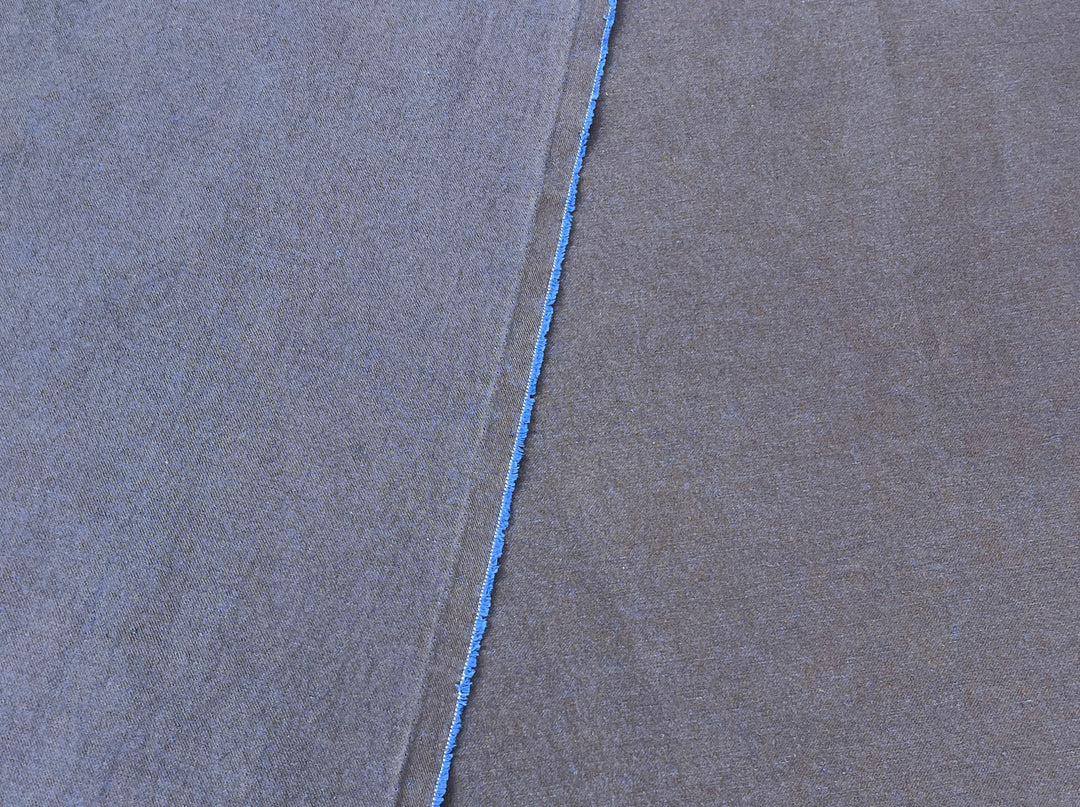 Two-Tone High-Density Twill Fabric | Linen Cotton Blend | Medium-Heavy Weight 8424 8425 8426