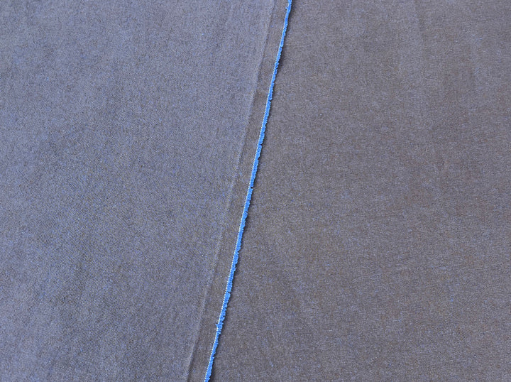 Two-Tone High-Density Twill Fabric | Linen Cotton Blend | Medium-Heavy Weight 8424 8425 8426