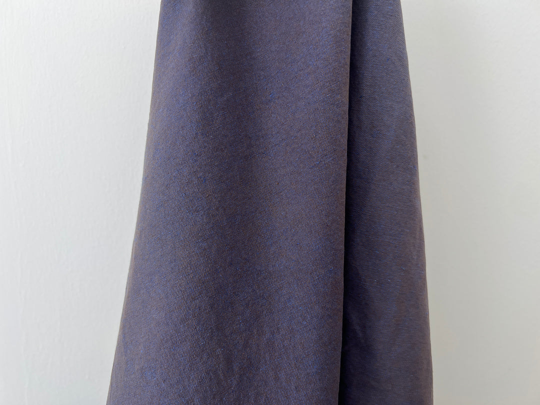 Two-Tone High-Density Twill Fabric | Linen Cotton Blend | Medium-Heavy Weight 8424 8425 8426