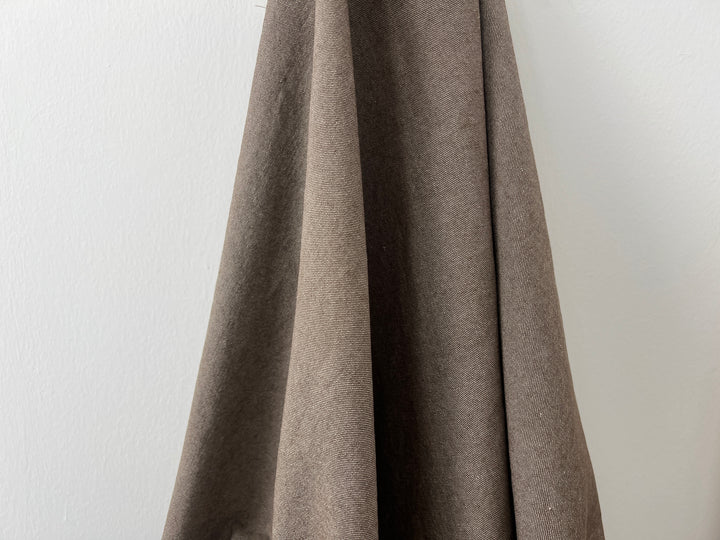 Two-Tone High-Density Twill Fabric | Linen Cotton Blend | Medium-Heavy Weight 8424 8425 8426