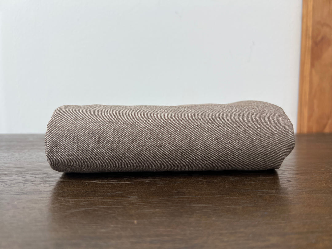 Two-Tone High-Density Twill Fabric | Linen Cotton Blend | Medium-Heavy Weight 8424 8425 8426
