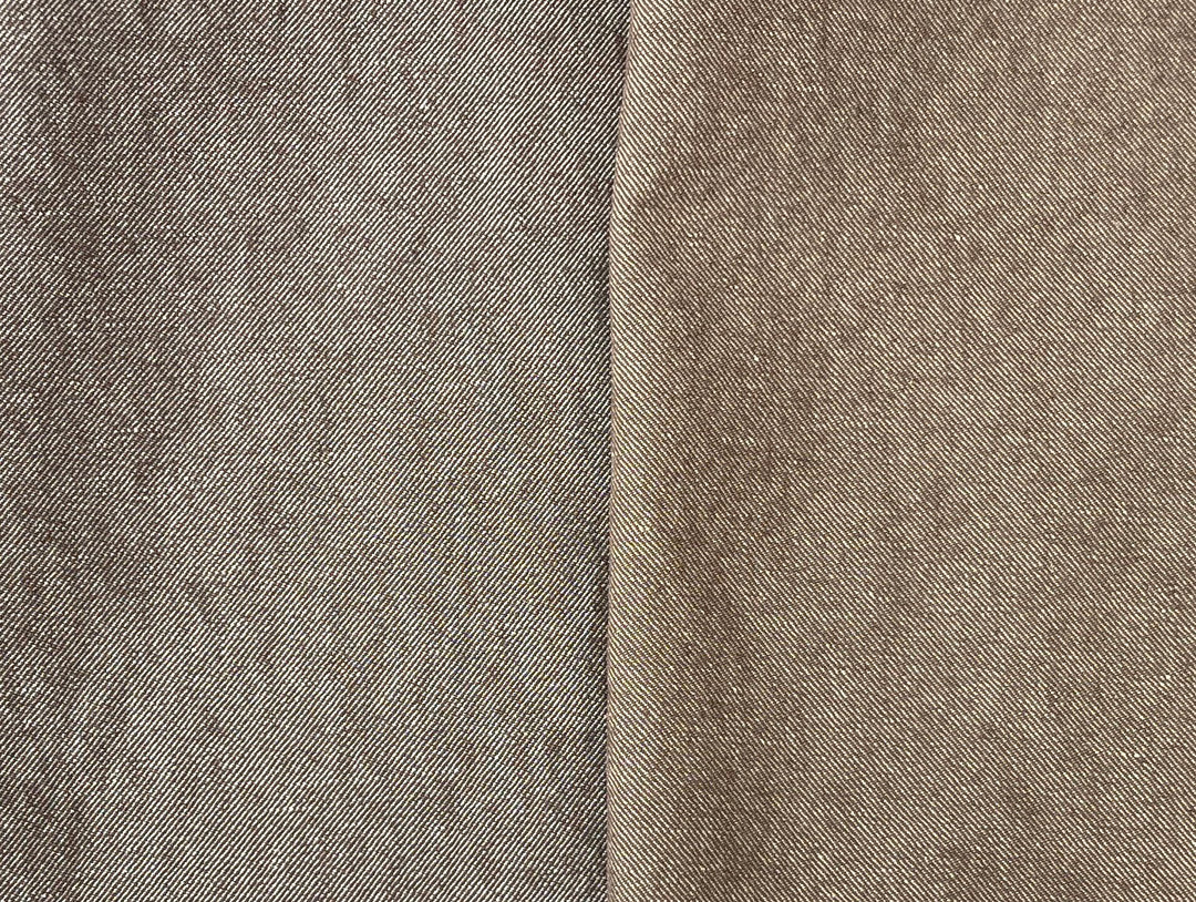 Two-Tone High-Density Twill Fabric | Linen Cotton Blend | Medium-Heavy Weight 8424 8425 8426