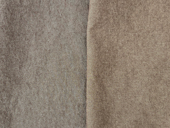 Two-Tone High-Density Twill Fabric | Linen Cotton Blend | Medium-Heavy Weight 8424 8425 8426