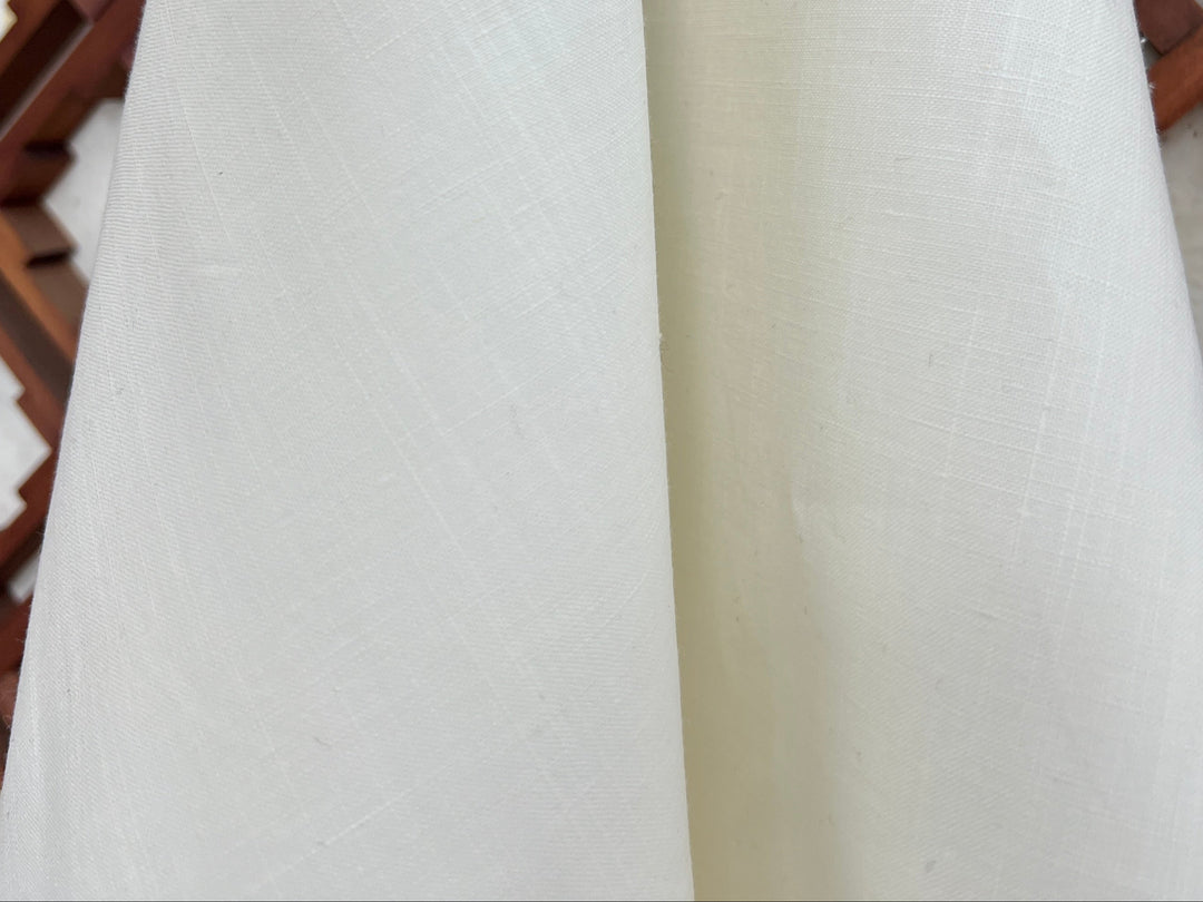 Linen Cotton Cross-Slub Fabric | Medium Weight 4271