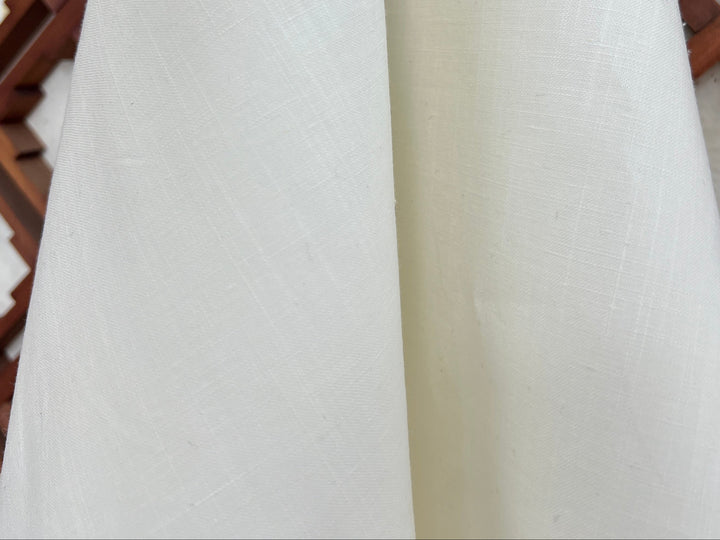 Linen Cotton Cross-Slub Fabric | Medium Weight 4271