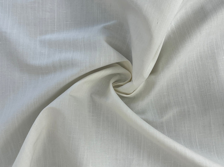 Linen Cotton Cross-Slub Fabric | Medium Weight 4271