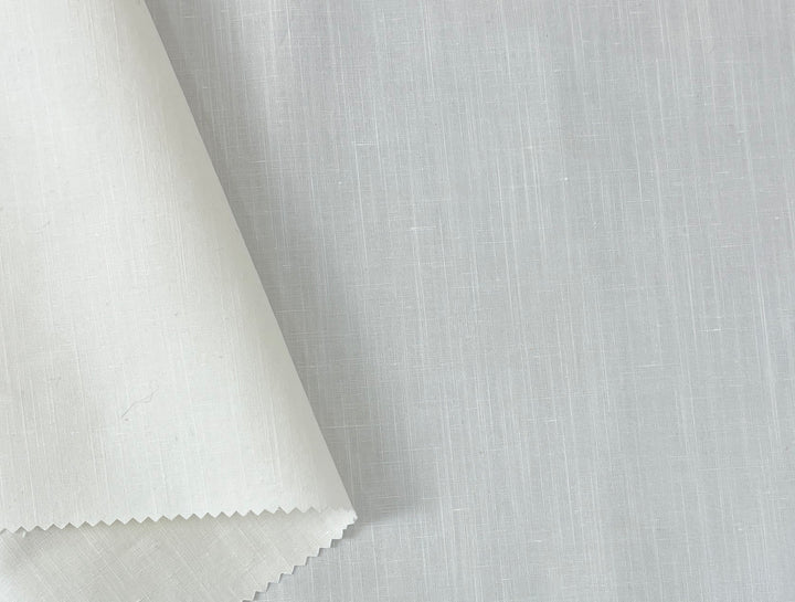 Linen Cotton Cross-Slub Fabric | Medium Weight 4271